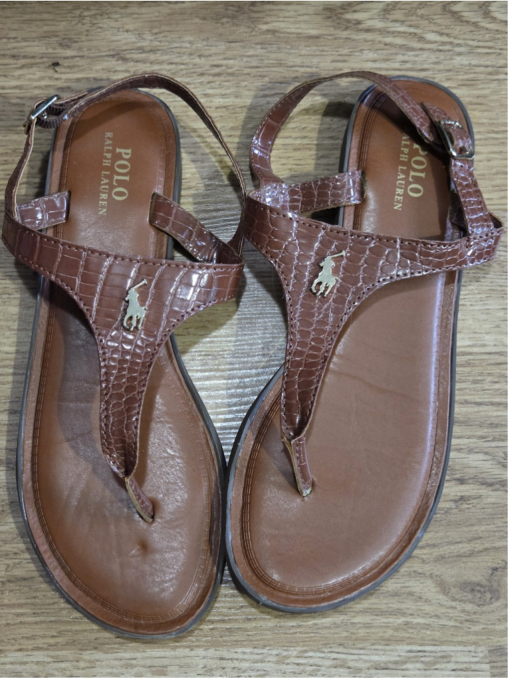 Girls Polo Ralph Lauren Sandals Size 6 - Picture 2 of 3